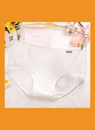Soft Comfortable Breathable Triangle Elasticity Briefs Underpants White - v1608239726/N43124587V_1