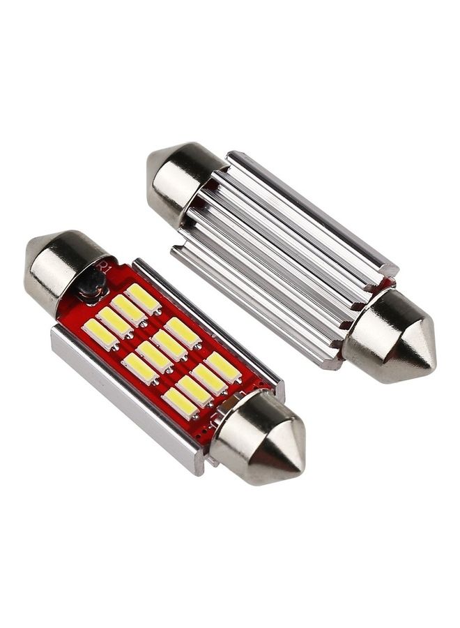 Pair Of 12-LED Light Interior Lamp Bulb