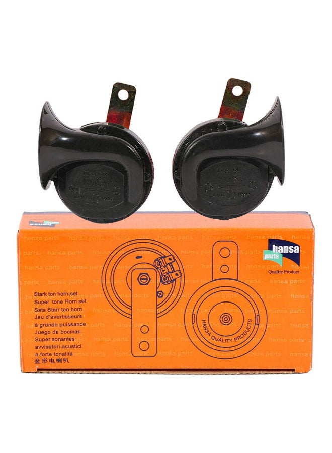 Generic 2-Piece Super Car Horn Set 