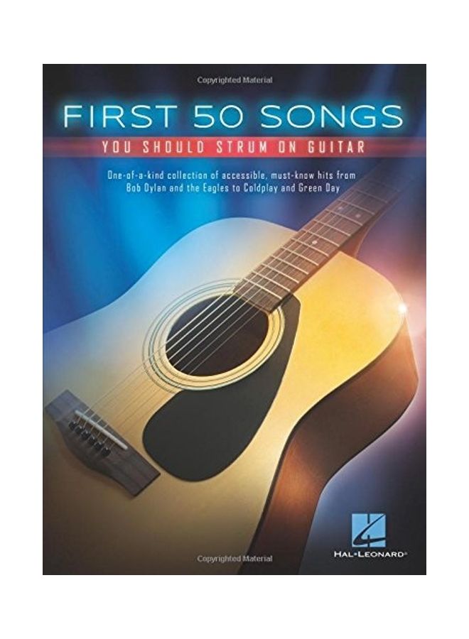 First 50 Songs You Should Strum On Guitar Paperback English by Guitar - 42309