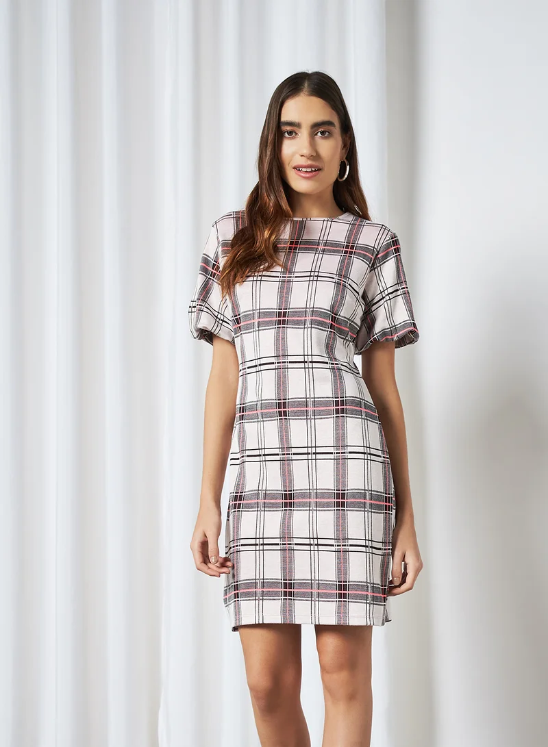 High Streets Printed Mini Dress Multi