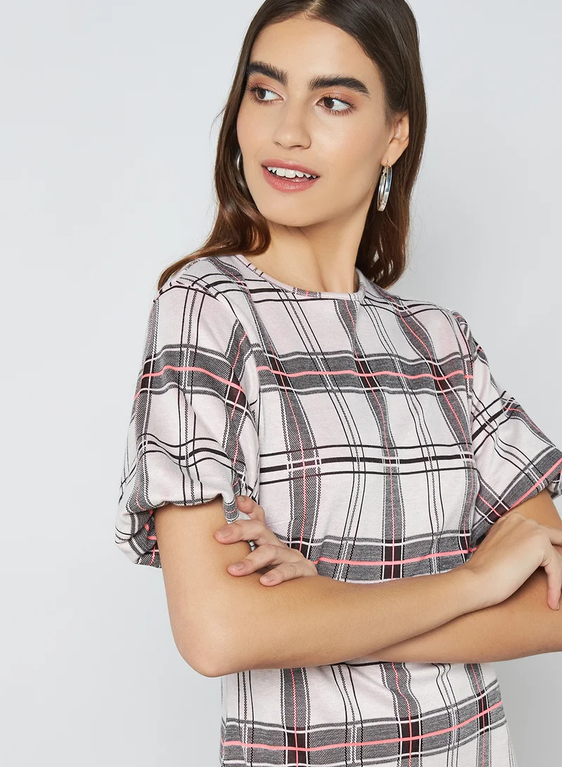 High Streets Printed Mini Dress Multi
