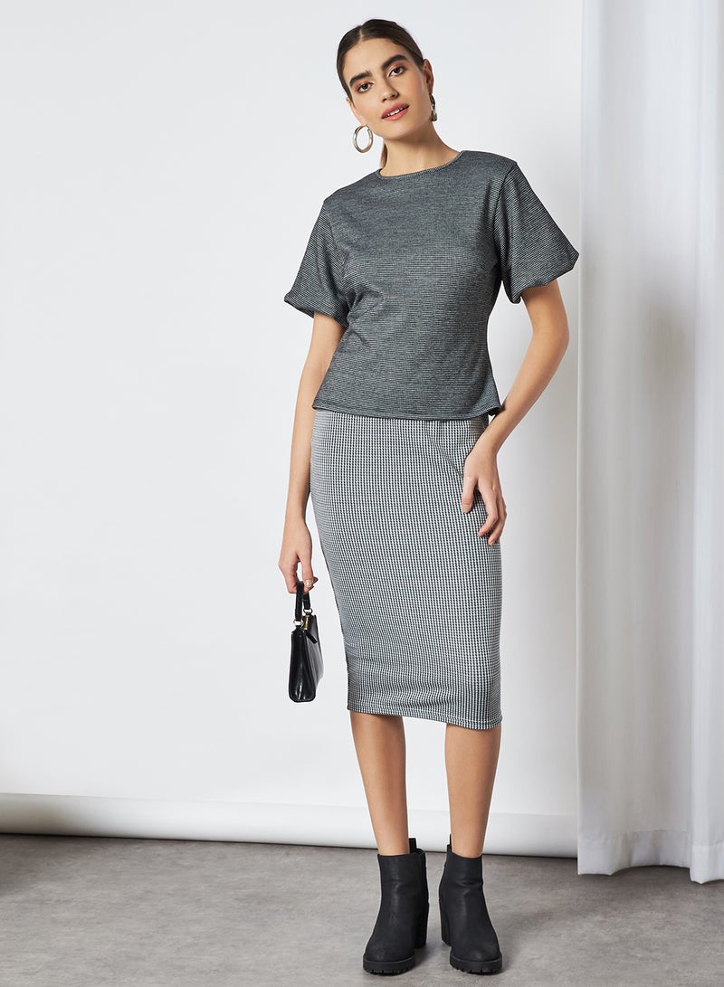 High Streets - High Waist Skirt Multi - Image 1