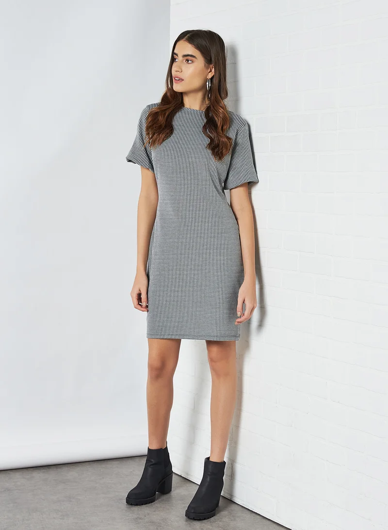 High Streets Printed Mini Dress Multi