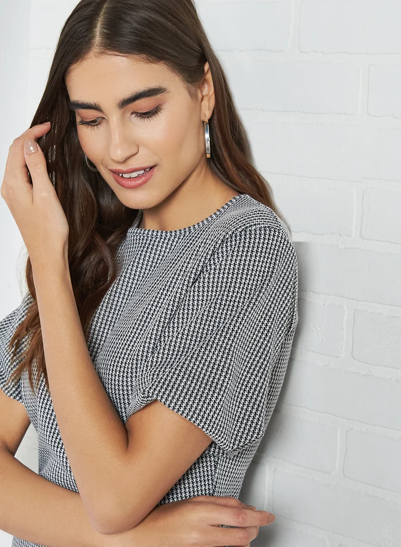 High Streets Printed Mini Dress Multi