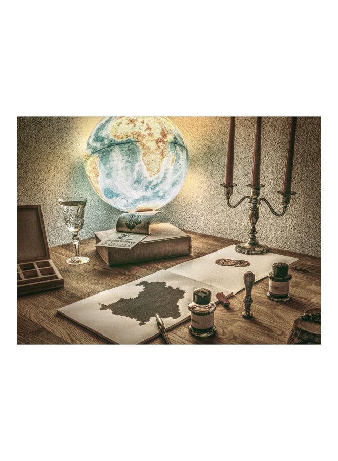 Fast Print Globe Vinyl Self Adhesive Wall Sticker Multicolour 160 x 120cm