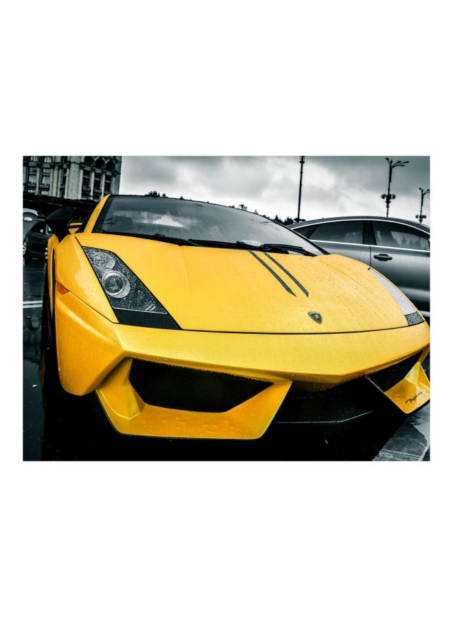 Fast Print Lamborghini Vinyl Self Adhesive Wall Sticker Multicolour 160 x 120cm