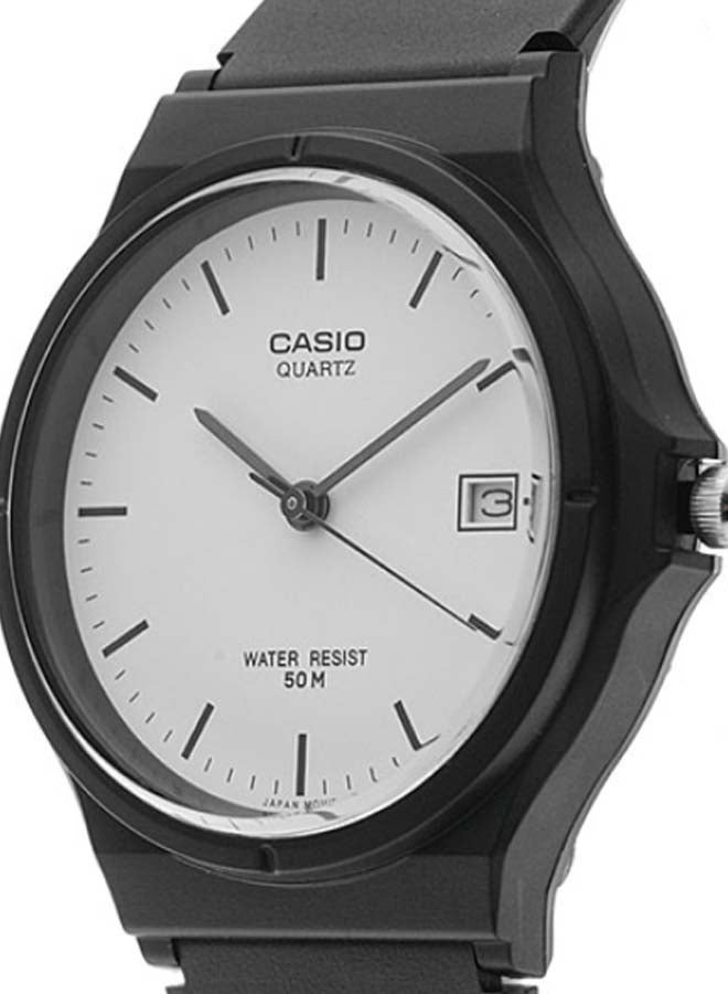 كاسيو ساعة يد رسمية بعقارب طراز MW59-7E - 33 مم - لون أسود للرجال - Image 2