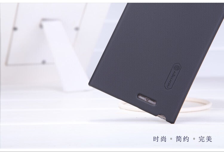 نيلكين غطاء مُحكم الإغلاق رفيع فاخر لهاتف لينوفو K900 أسود - Image 3