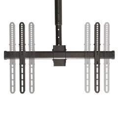 Alpha TV Wall Mount Adjustable Bracket Black  - Image 2