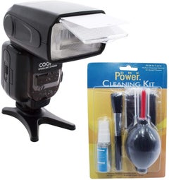 Coopic CF580EX N Flash With Ck-06 Camera Lens Cleaning Kit Black  - Image 2