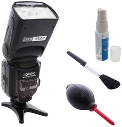 Coopic CF580EX N Flash With Ck-06 Camera Lens Cleaning Kit Black  - Image 4