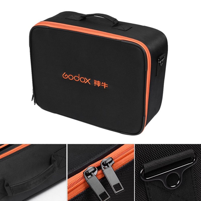 Godox Flash Strobe Padded Hard Carrying Storage Bag Case Black  - Image 2