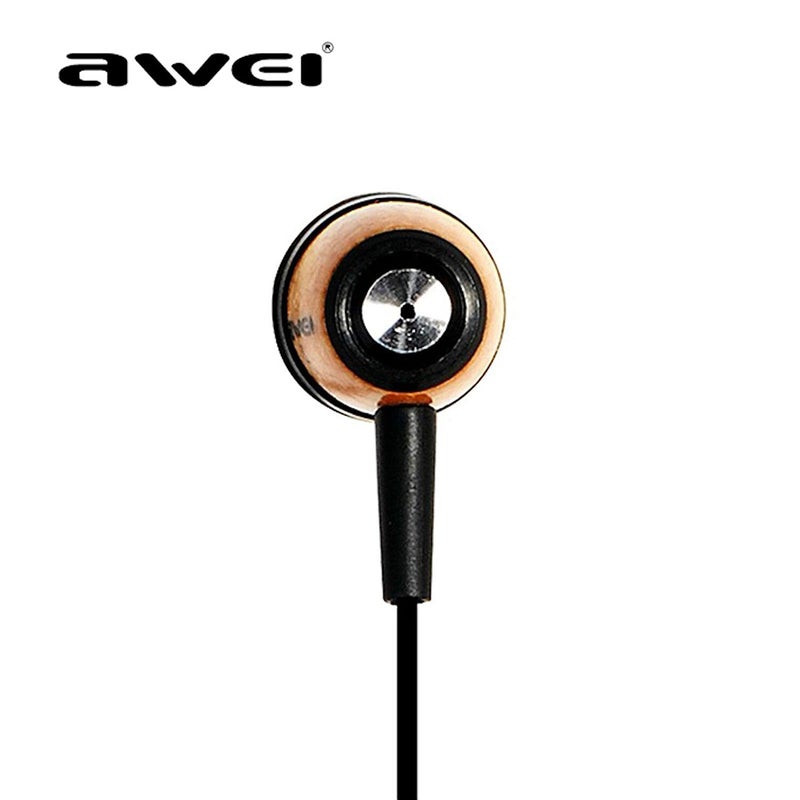 Awei In-Ear Earphone Beige/Black - Image 3