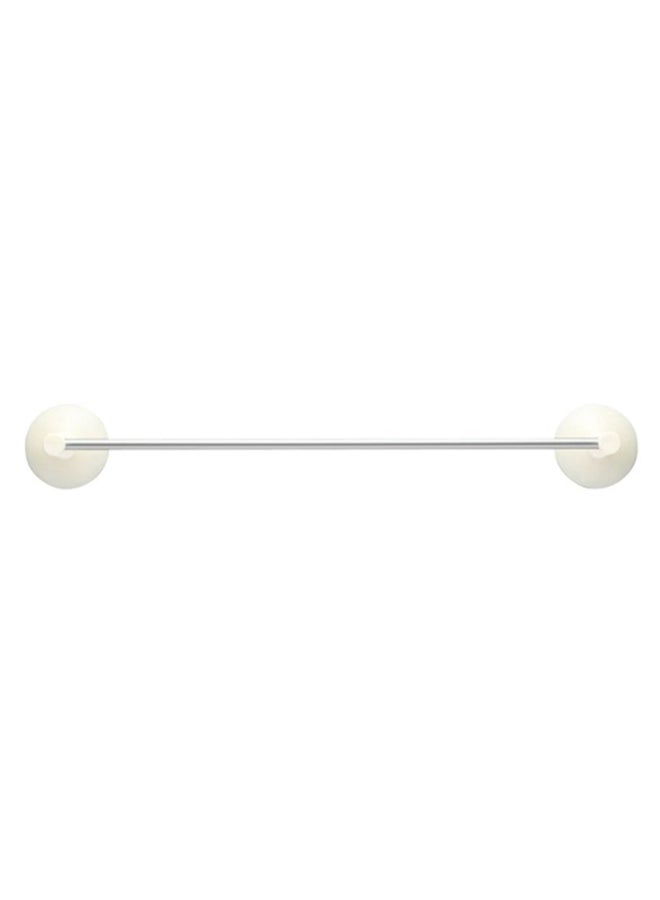 MUJI Towel Hanger With Suction Cup White/Silver - Image 1