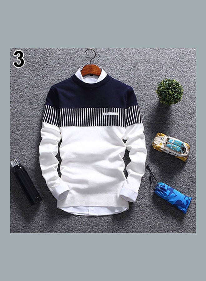 Knitted Long Sleeve Sweater Red - Image 2