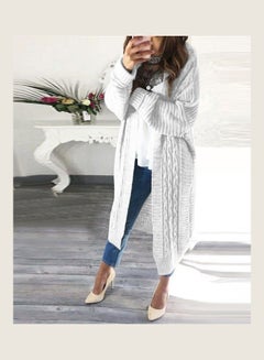 Generic Front Knit Coat Long Sweater Red  - Image 4