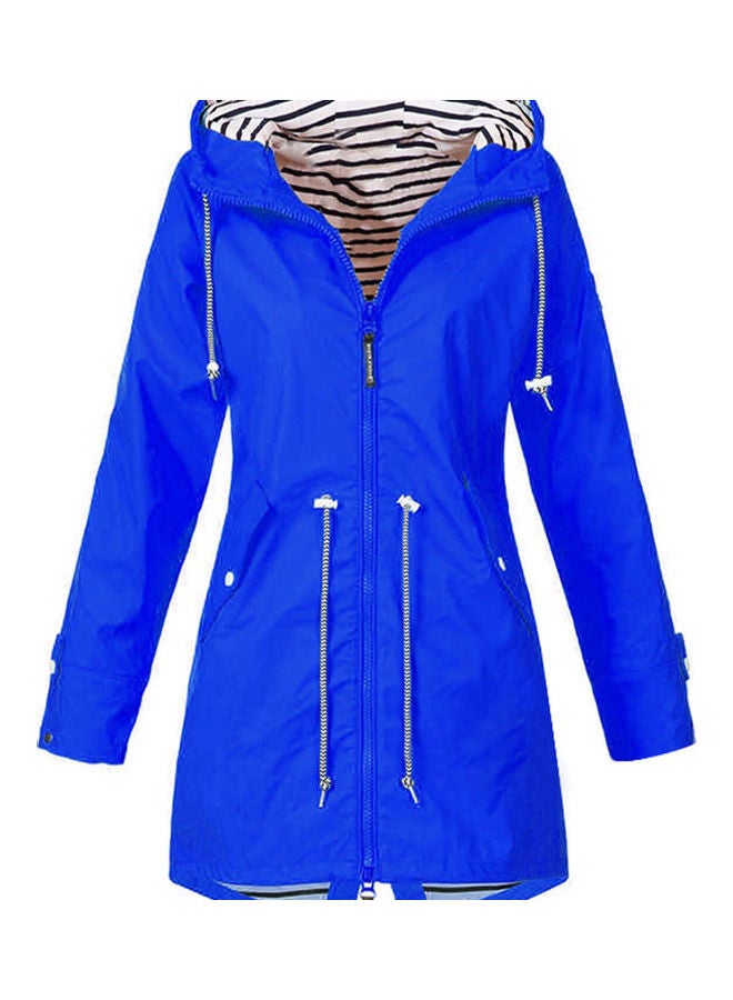 جاكيت مضاد للماء والرياح بغطاء للرأس أحمر - Image 5