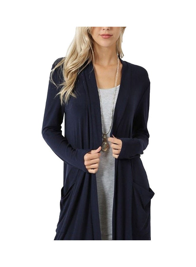 Generic - Knitted Long Sleeve Cardigan Red - Image 1