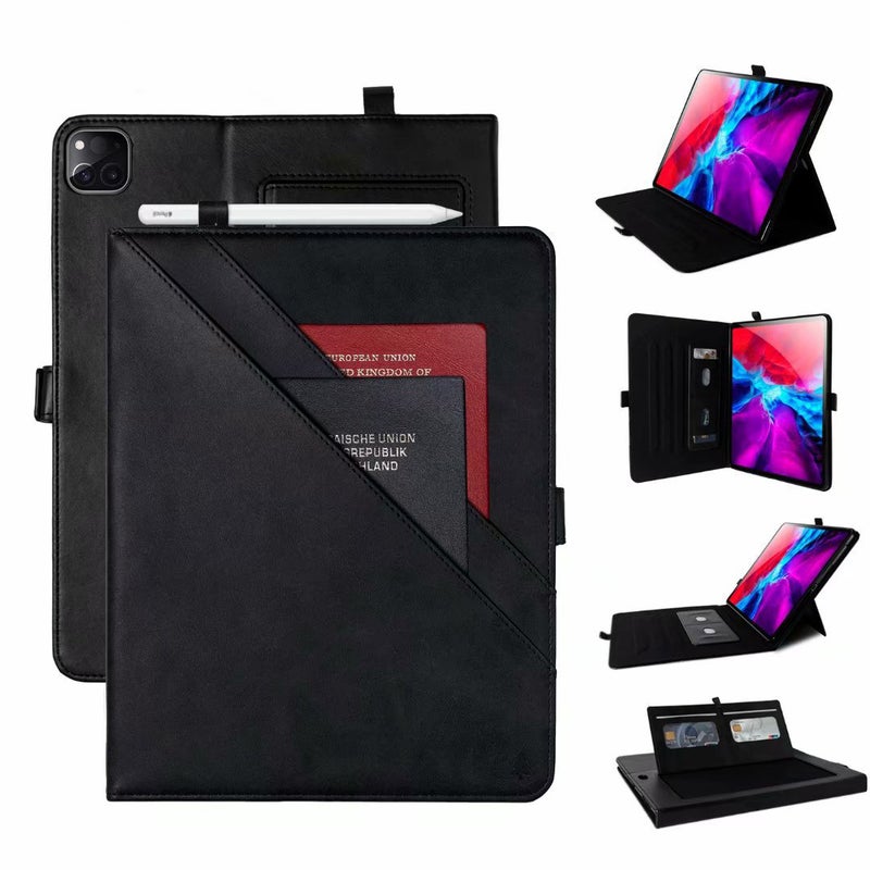 Flip Leather Smart Protective Case Cover For Apple iPad Pro 11(2020) With Card Holder Black - Image 1