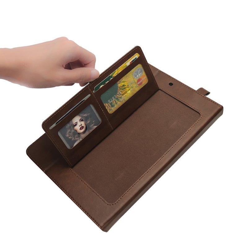 Flip Leather Smart Protective Case Cover For Apple iPad Pro 11(2020) With Card Holder Brown  - Image 3