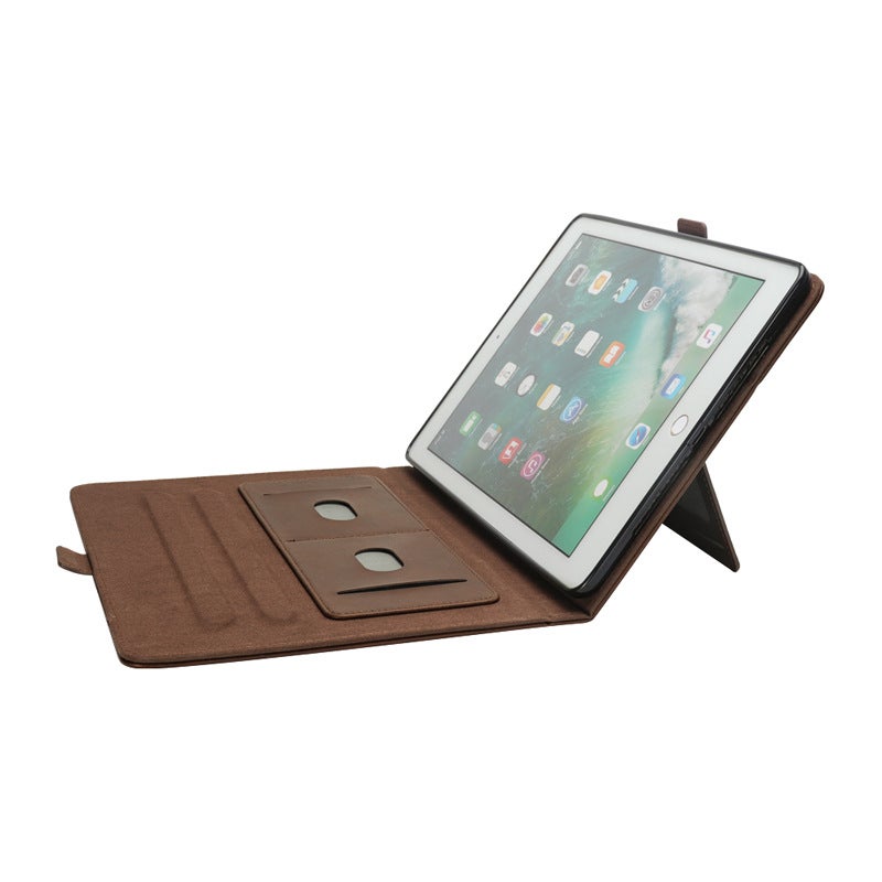 Flip Leather Smart Protective Case Cover For Apple iPad Pro 11(2020) With Card Holder Brown  - Image 4
