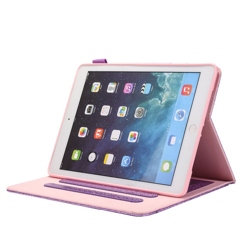 Flip Leather Smart Protective Case Cover For Apple iPad Pro 11(2020) With Card Holder Purple  - Image 5