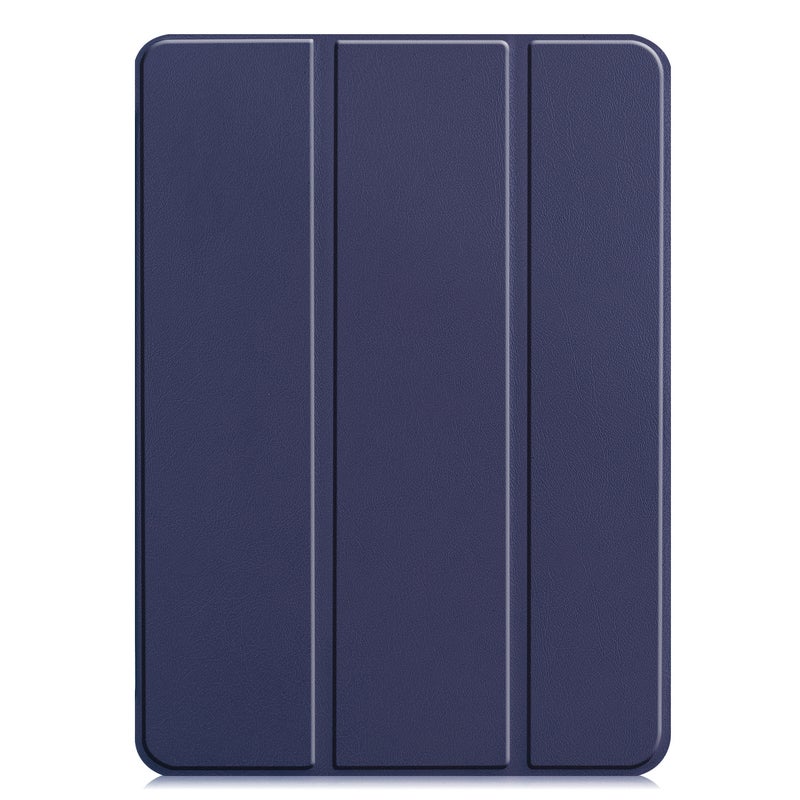 Smart Tri-fold Stand Flip Case Cover For Apple iPad Pro 12.9(2020) With Pencil Wirelessly Charge Function Navy - Image 3