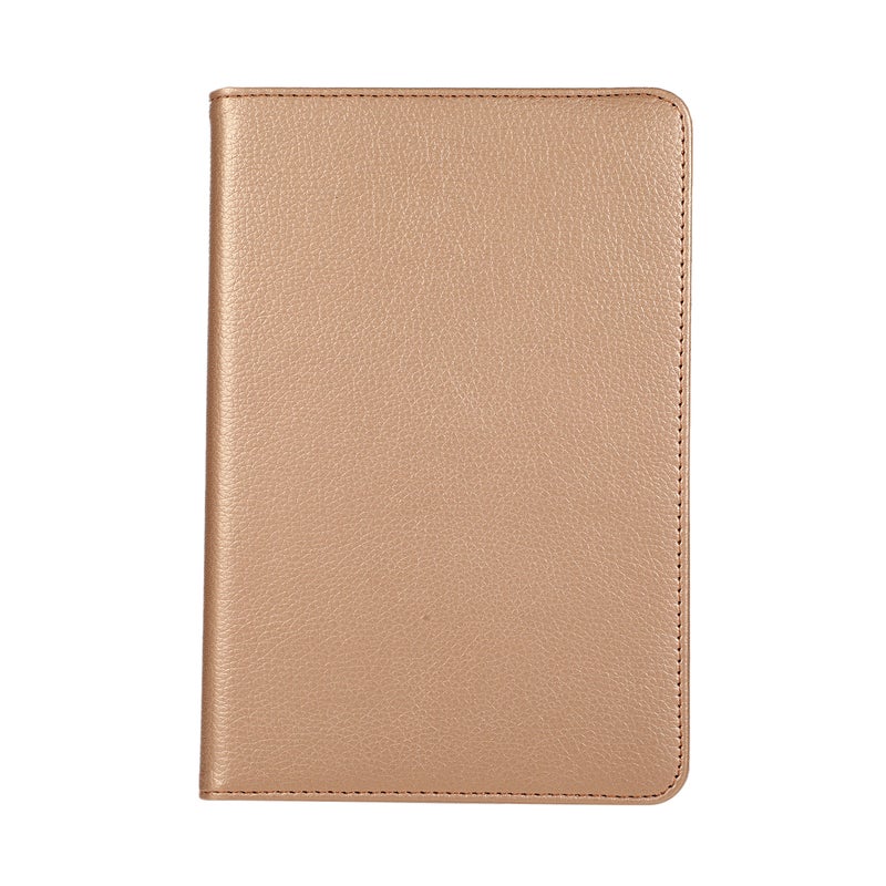 Flip 360 Degree Rotating PU Leather Protective Case Cover For Apple iPad 2019 Mini 5/Mini 4 Gold - Image 4