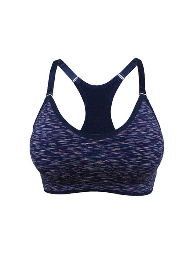 Shakeproof Racerback Sports Bra Blue
