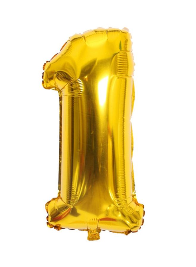 Cool Baby Aluminium Foil Number Balloons 1 Party Decor 40inch 