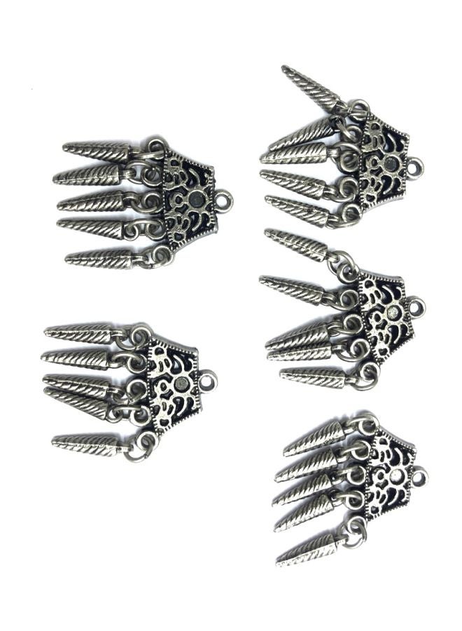 5-Piece Square Shaped Metal Pendent Set - Image 1