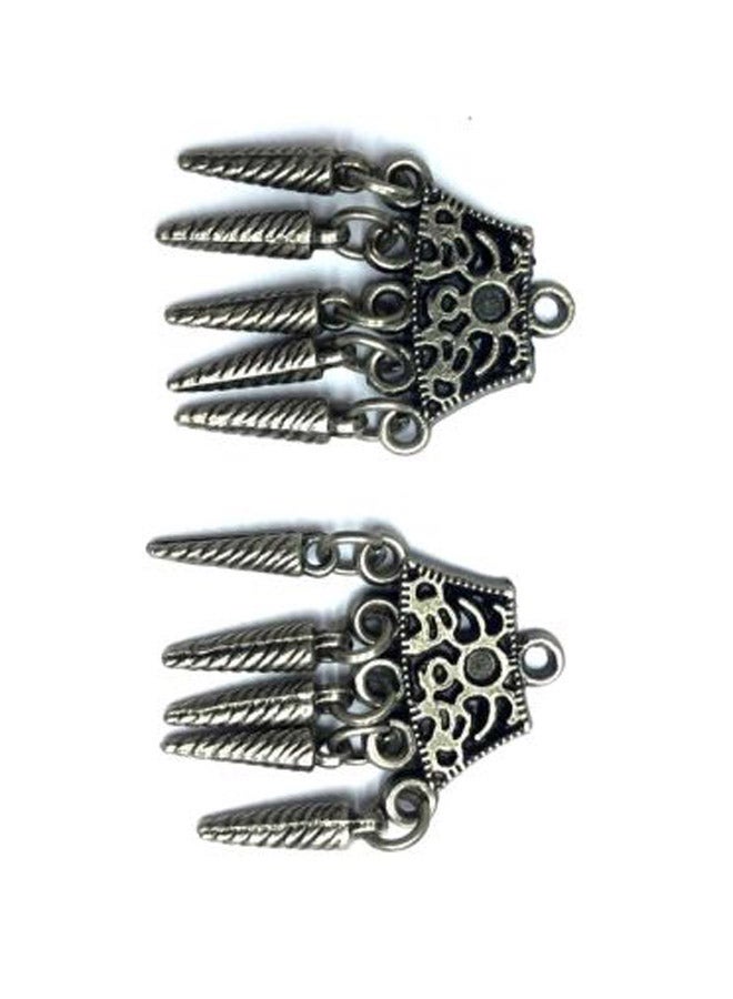 5-Piece Square Shaped Metal Pendent Set - Image 2