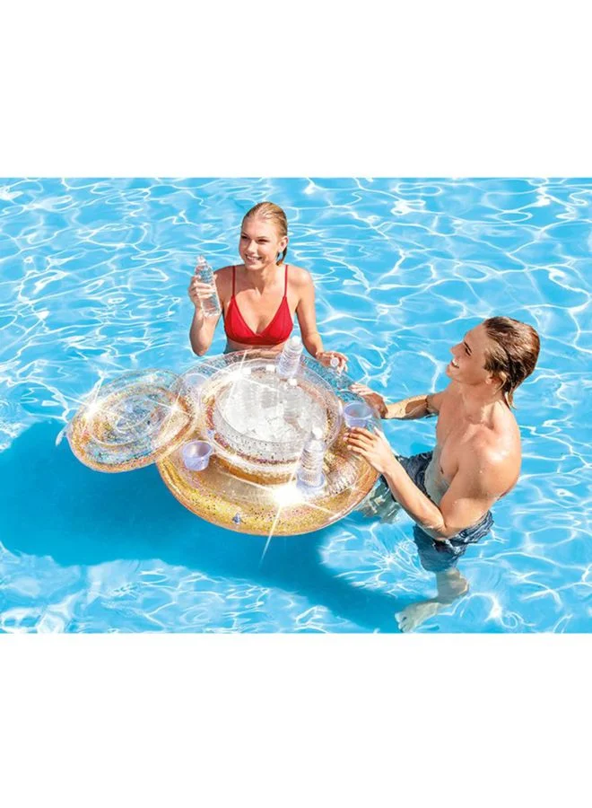 انتكس Glitter Mega Chill Inflatable Holder & Pool Toys 74x33cm