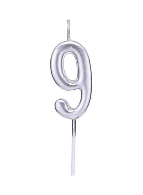Birthday 9 Number Cake Topper Decoration 2x4cm