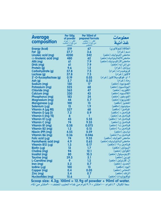 نستله - تركيبة حليب الرضع نان أوبتي برو 1 لبداية الرضاعة 800جرام - Image 1