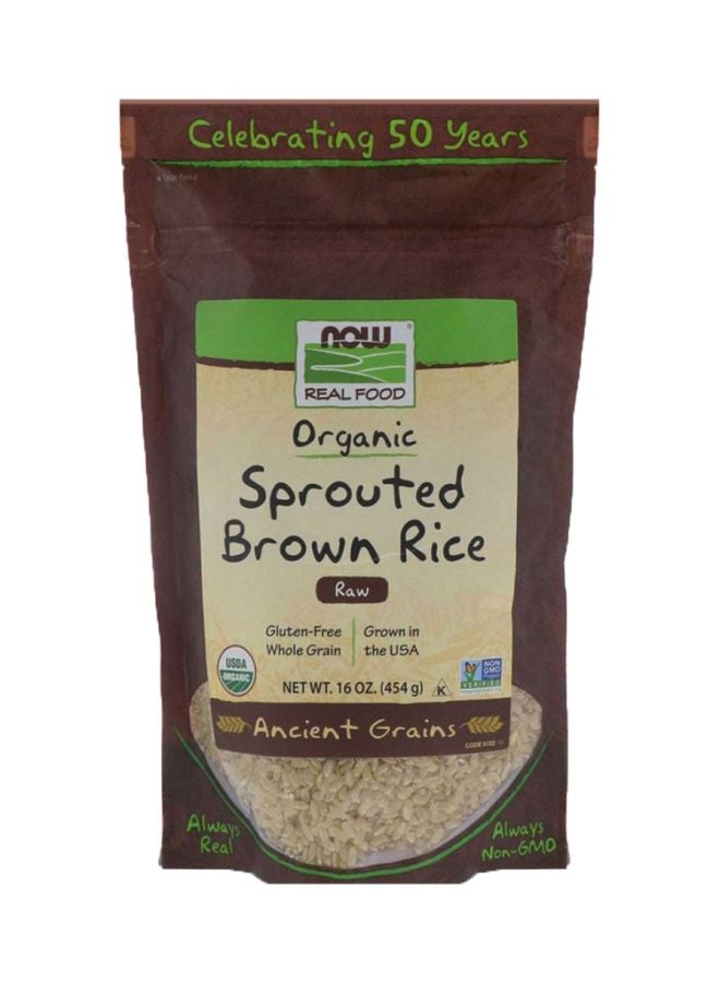 Now Foods Organic Sprouted Brown Rice  - Image 1