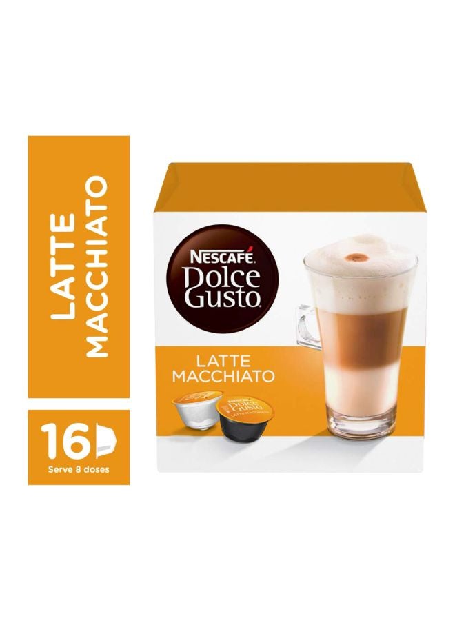 نسكافيه كبسولات لاتيه ماكياتو لماكينة دولتشي غوستو 194جرام عبوة من 16 قطعة - Image 4