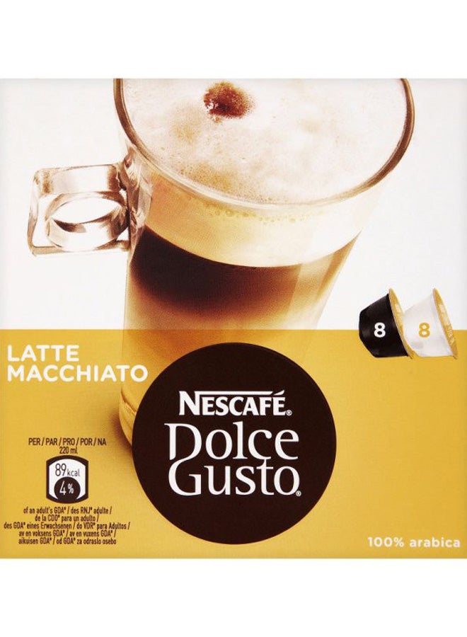 نسكافيه كبسولات لاتيه ماكياتو لماكينة دولتشي غوستو 194جرام عبوة من 16 قطعة - Image 5