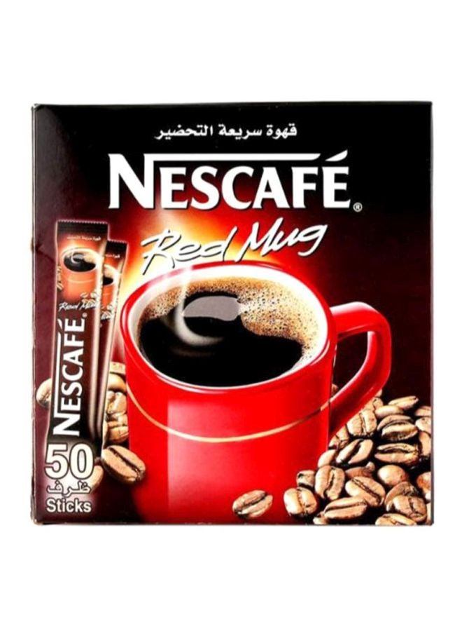 Nescafe Red Mug Instant Sticks Coffee 1.8grams Pack of 50 - Image 1