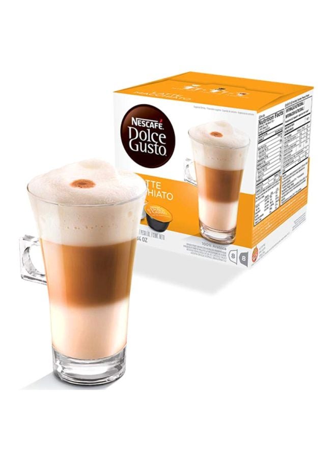 نسكافيه كبسولات قهوة لاتيه ماكياتو دولتشي جوستو، من 16 كبسولة لاتيه مكياتو 183.2جرام - Image 4