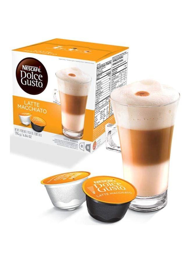 نسكافيه كبسولات قهوة لاتيه ماكياتو دولتشي جوستو، من 16 كبسولة لاتيه مكياتو 183.2جرام - Image 5