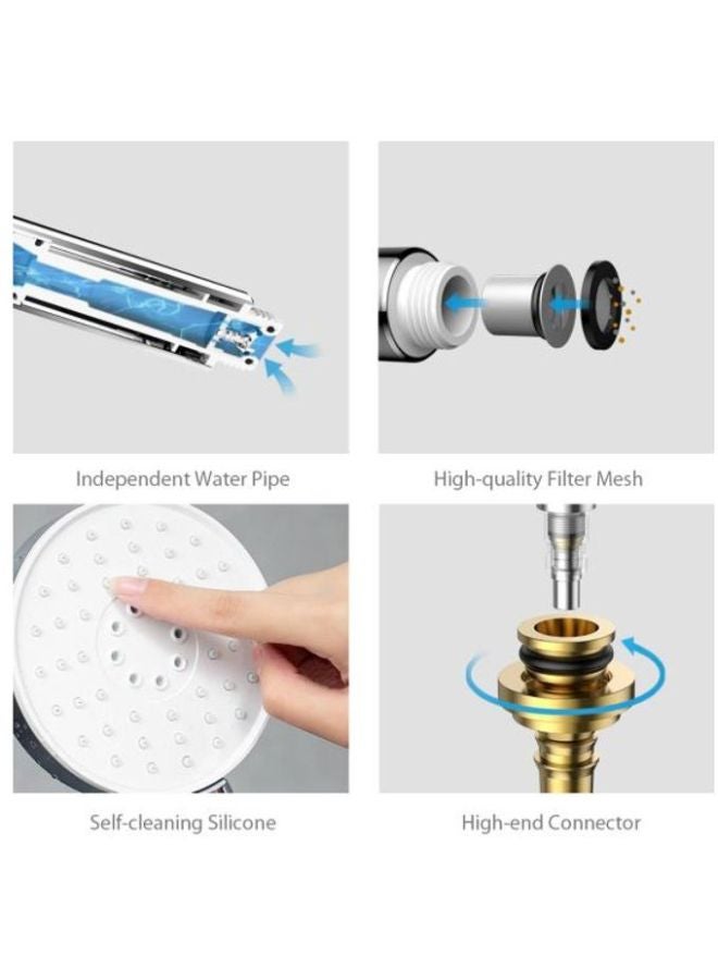 Xiaomi Diiib Handheld Shower Head Silver 25x5x12centimeter - Image 3