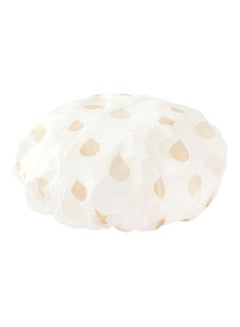 Personal Use Shower Cap Beige 28x28centimeter