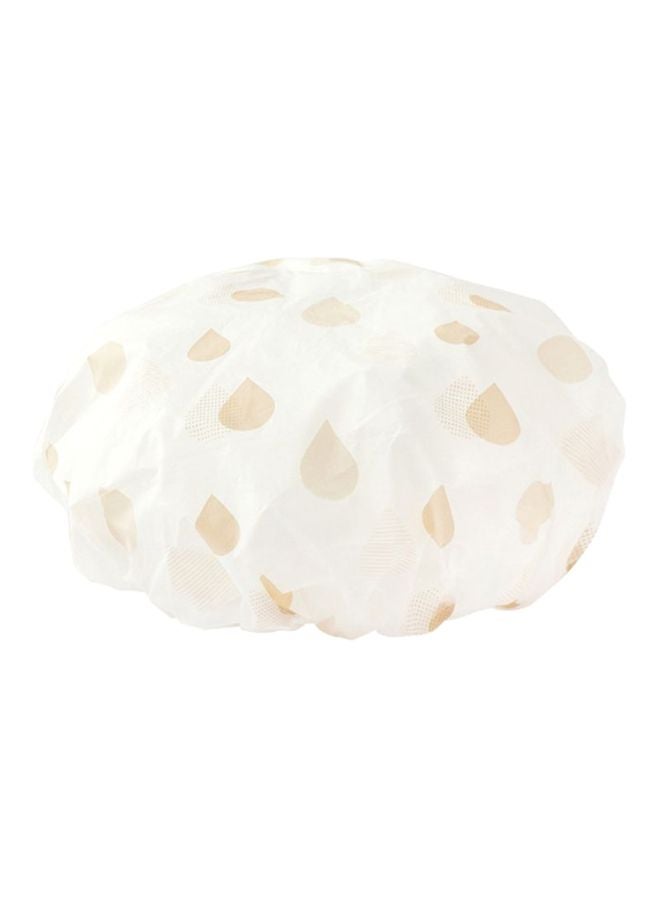 Sharpdo - Personal Use Shower Cap Beige 28x28centimeter - Image 1