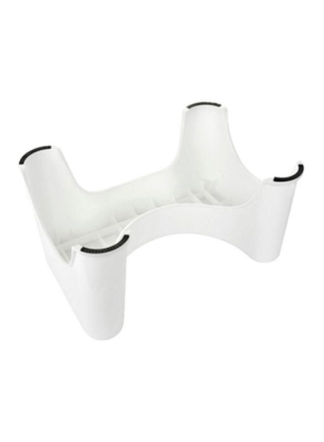 Sharpdo Bathroom Toilet Stool White 44.5x28x21centimeter  - Image 2