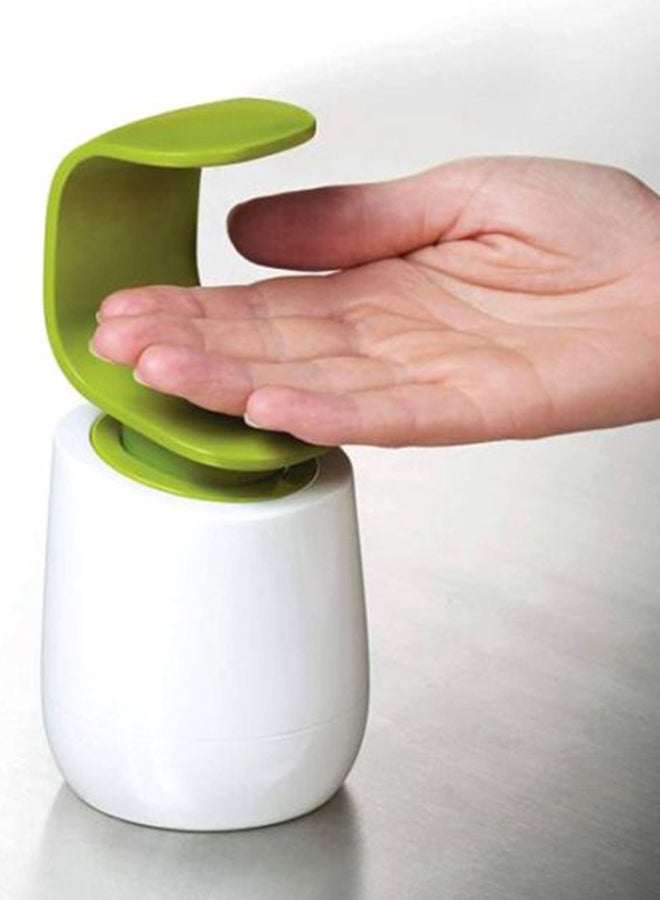 Joseph Joseph - C-Pump Soap Dispenser Bottle White/Green 19x8.5x8.5cm - Image 1