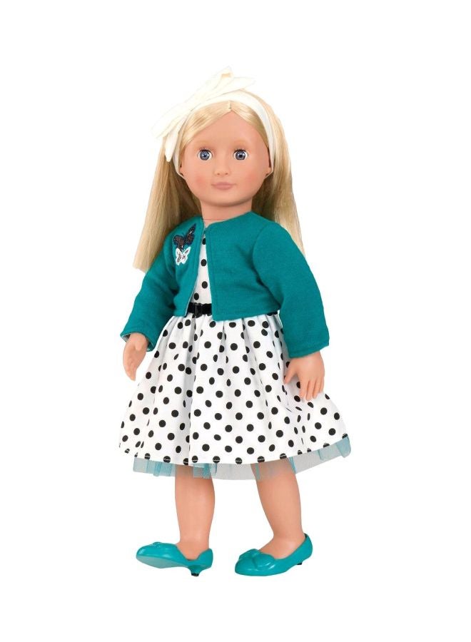 Our Generation Ruby -  This 18"-Inch Retro Doll Wears Perfect Party Polka Dots - Image 1