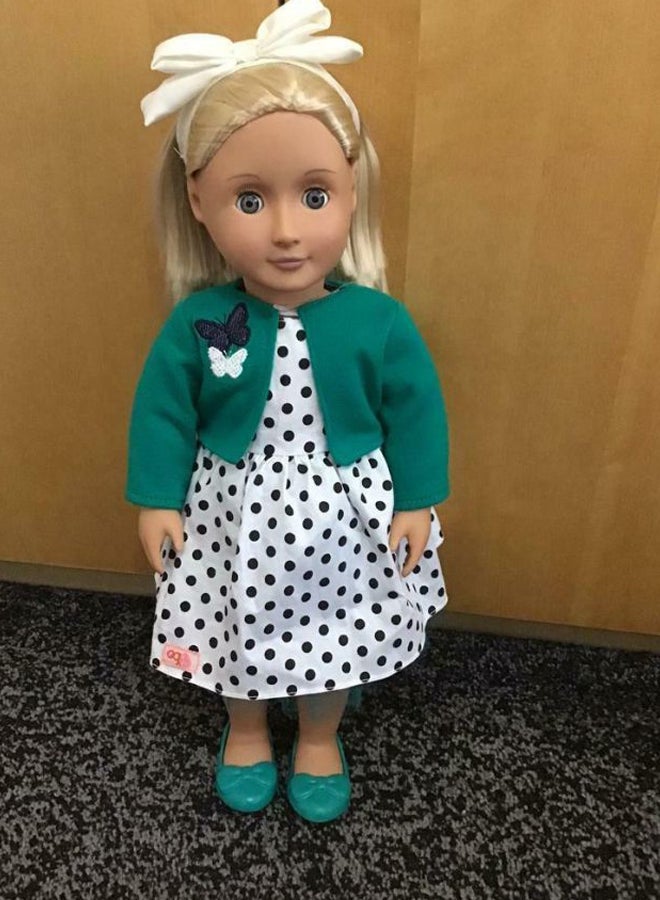 Our Generation Ruby -  This 18"-Inch Retro Doll Wears Perfect Party Polka Dots - Image 5