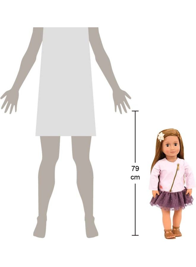 Our Generation - 6-Piece Vienna Fashion Doll With Accessories Set BD31101Z Age 3+ Years 24.13x12.7x50.8cm - Image 1